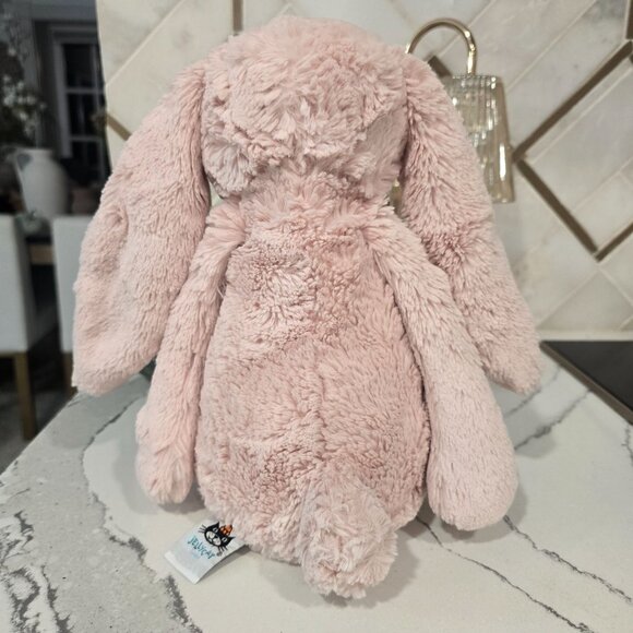 Jellycat Bashful Bunny Plush Pink Stuffed Animal 12" - Picture 3 of 13